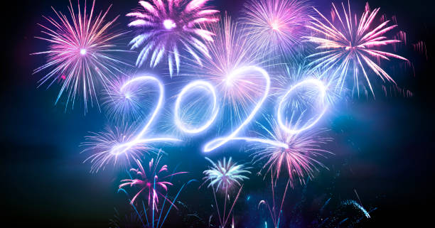 istock Happy New Years 2020 With Fireworks 1187882020