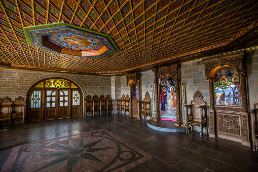 Interior Of The Monastery of Varlaam - Meteora, Greece, Europe