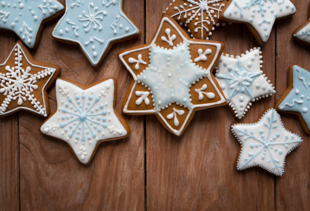 istock Background of homemade ginger snaps with copy space 1187890626