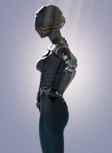 istock female punk cyborg 1187890841