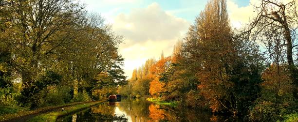 istock Sunset over the canal 1187891754