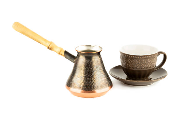 istock Armenian coffee jazve and cup 1187892184