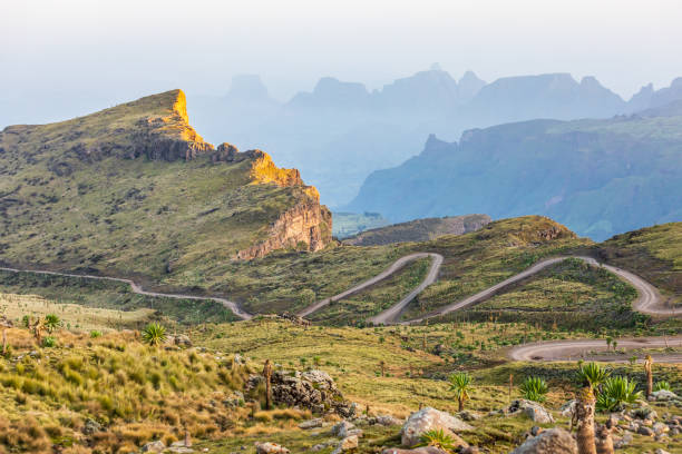 istock Winding road in the Ethiopian highlands 1187892864