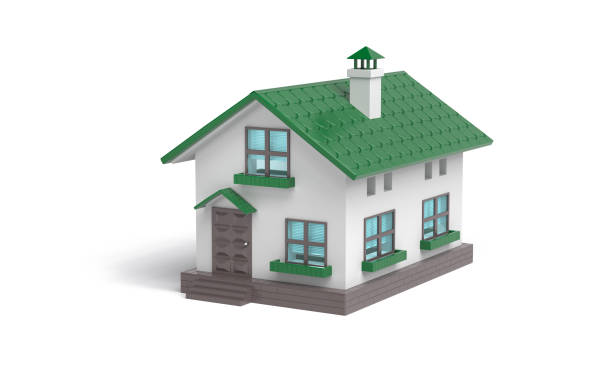 istock small house with a green roof - 3 rendering - illustration 1187898186