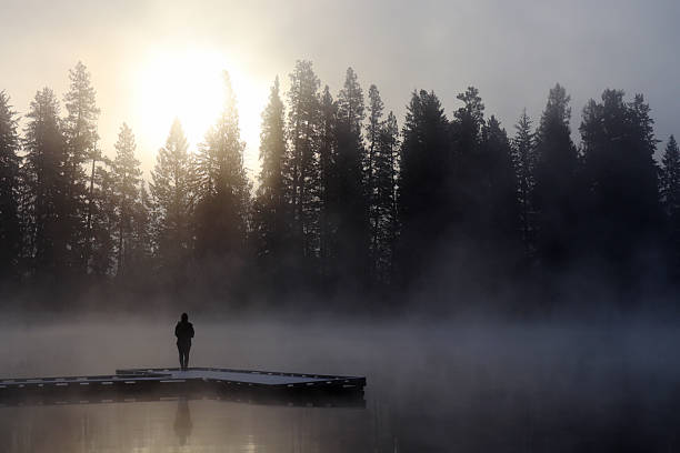 istock A cool, foggy fall morning sunrise reflection 1187906794