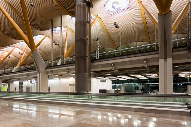 Airport - Madrid Barajas stock photo