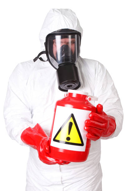 istock Man in a hazmat suit 1187918740
