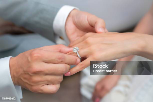 Commitment Stock Photo - Download Image Now - Engagement Ring, Engagement, Diamond - Gemstone