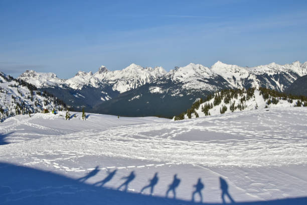 A wonderful playground full of fresh and soft snow
