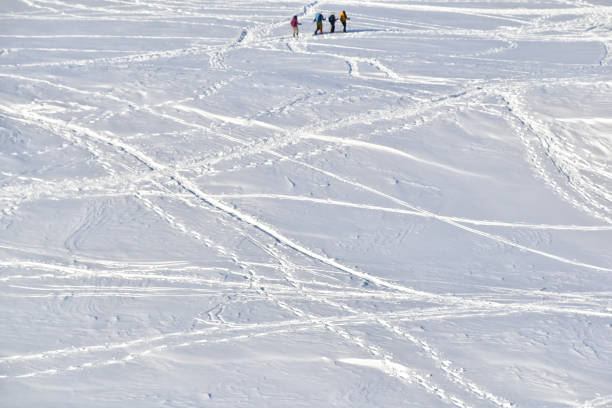 istock Snowshoeing in mt. Baker in Washington state 1187928409