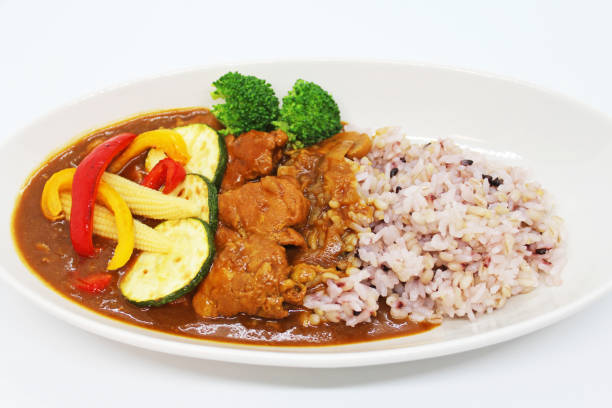 istock Japanese curry with pork and vegetables. 1187945141