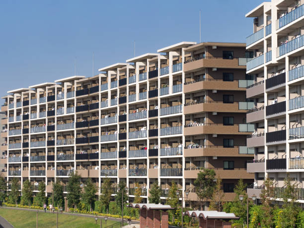 istock Large apartment in a residential area 1187952692