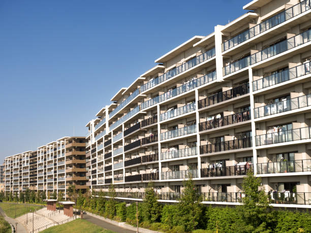 istock Large apartment in a residential area 1187952723