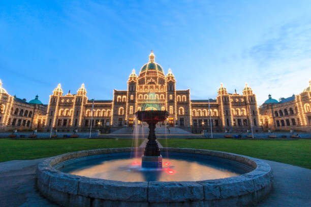 istock Parliament House Downtown Victoria. - Canada 1187956011