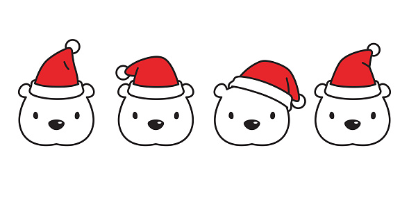 Ilustración de Oso Vector Polar Oso Navidad Santa Claus Sombrero Icono De Dibujos Animados Personaje Cabeza De Peluche Logotipo De La Ilustración Diseño Doodle y más Vectores Libres de Derechos de Alegre - Ilustración de Oso Vector Polar Oso Navidad Santa Claus Sombrero Icono De Dibujos Animados Personaje Cabeza De Peluche Logotipo De La Ilustración Diseño Doodle y más Vectores Libres de Derechos de Alegre -