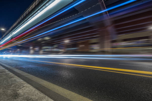 istock Traffic night of city 1187957343