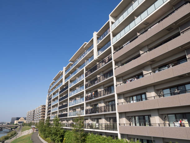 istock Large apartment in a residential area 1187962450