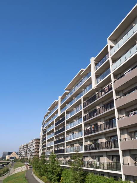 istock Large apartment in a residential area 1187962473