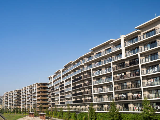 istock Large apartment in a residential area 1187962490