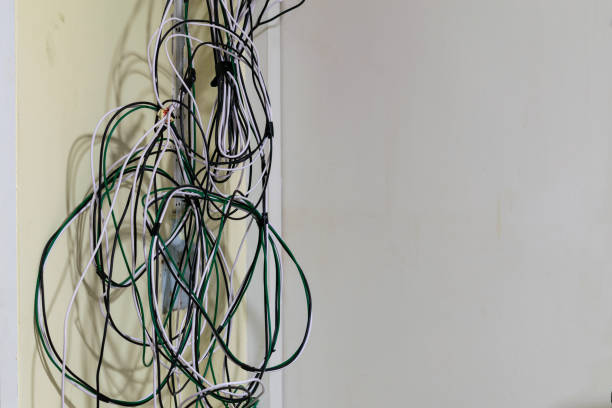 istock New electric wires while renovating 1187965256