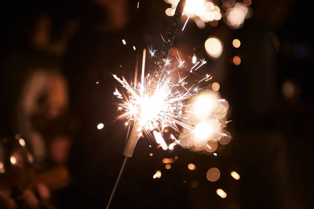 istock Sparkler. Holiday, sparks, fire 1187969155