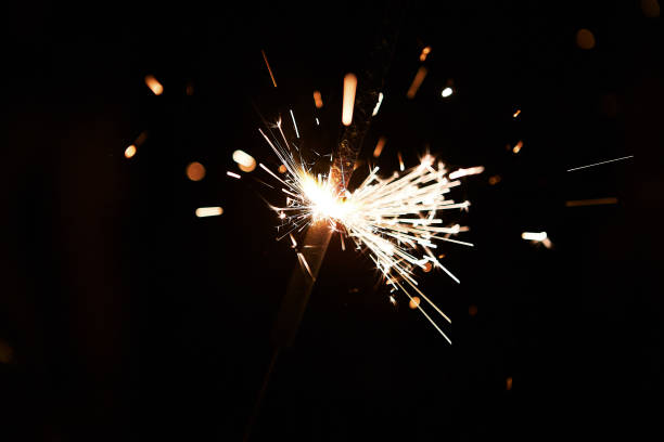 istock Sparkler. Holiday, sparks, fire 1187969157