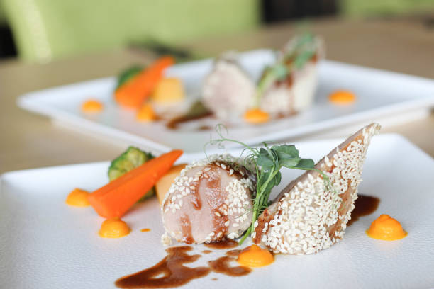 istock Pork fillet in wine sauce 1187969460