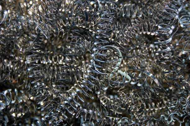 istock Twisted metal shavings 1187972621