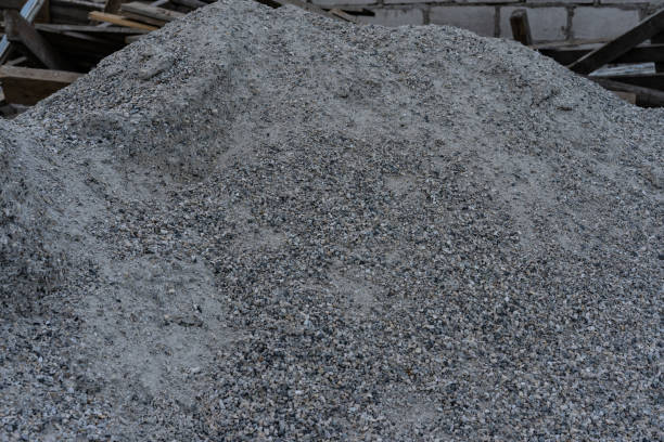 istock Sand and crushed stone for building construction.Sand and crushed stone for building construction 1187979664