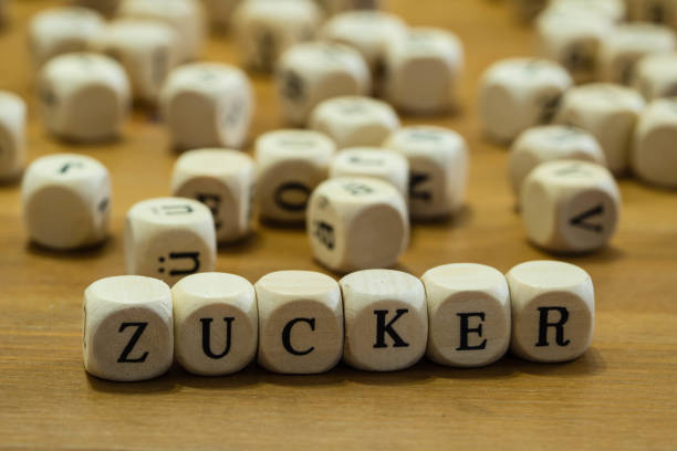 istock sugar in german with wooden cubes written 1187985255
