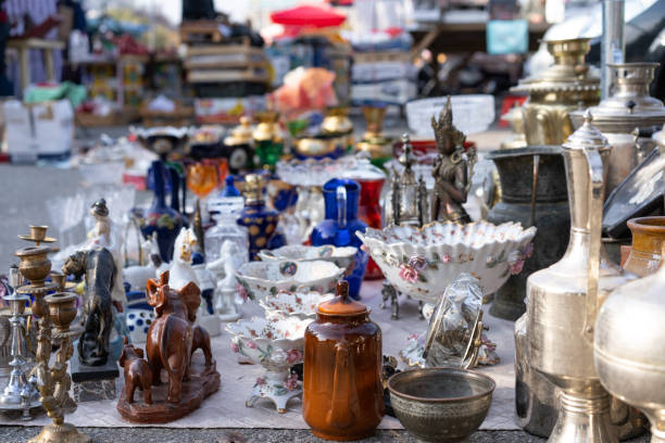 istock Various items for sale at the fair 1187987922