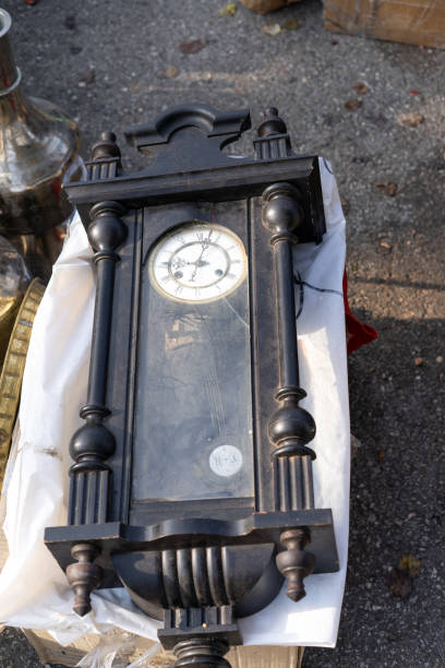 istock Vintage clock with a pendulum at the fair 1187988008