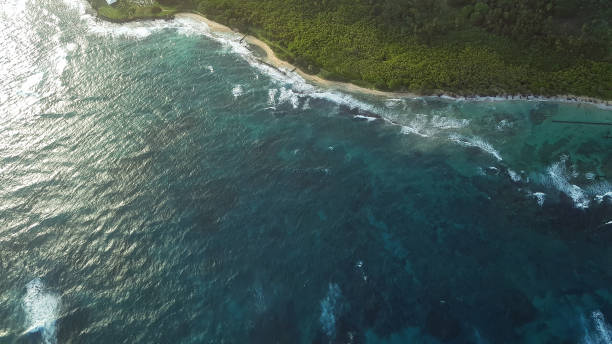 istock Blue Caribbean sea 1187989733