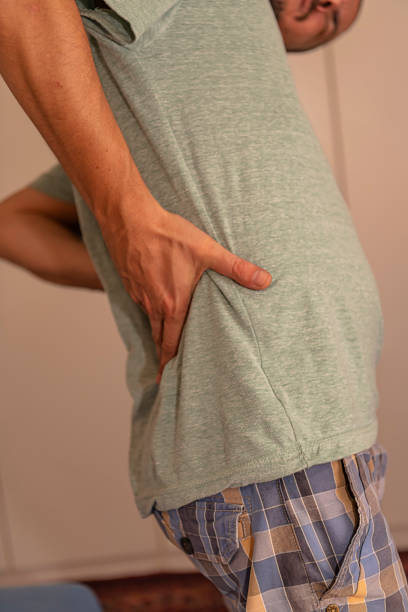 istock Mature Man is Suffering from Pain in Back 1187991281