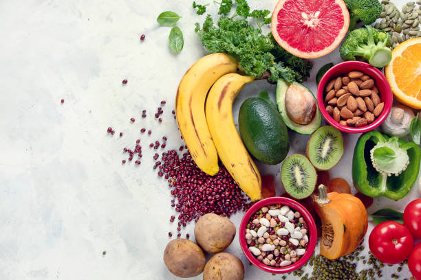 istock Food containing magnesium. 1187993782