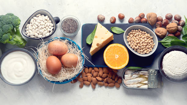 istock Foods High in Calcium 1187993915
