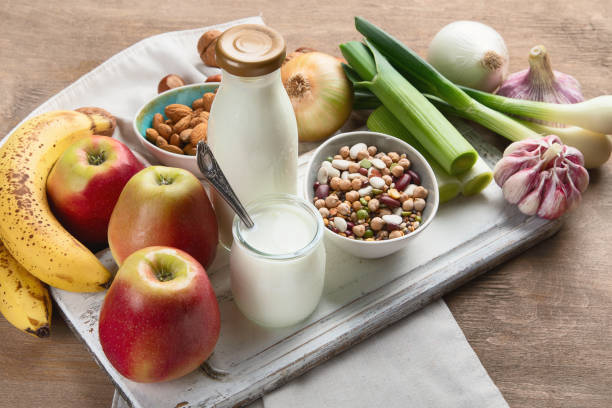 probiotic rich foods - nutritional supplement fotos imagens e fotografias de stock