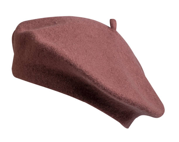 istock Beret isolated on white background. hat female beret 1187994862