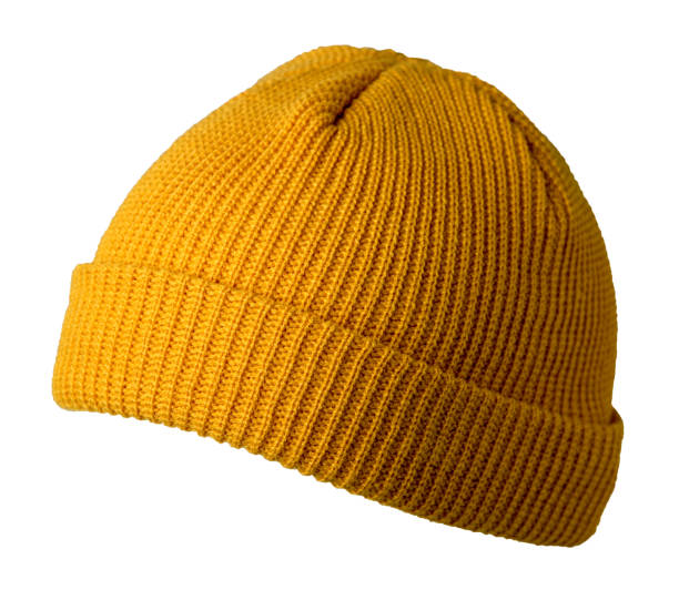 istock Docker knitted hat isolated on white background. fashionable rapper hat. hat fisherman 1187994865