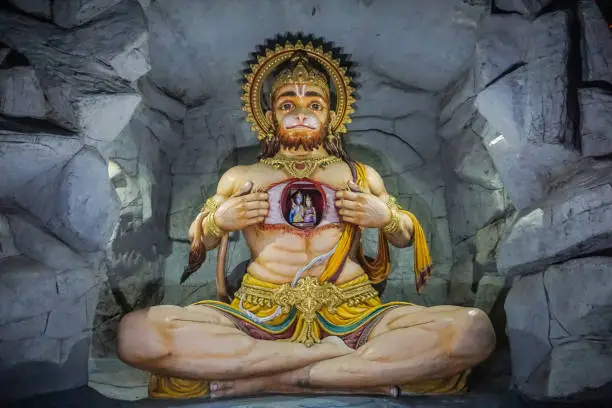 The Big Statue of Hanuman in Rishikesh