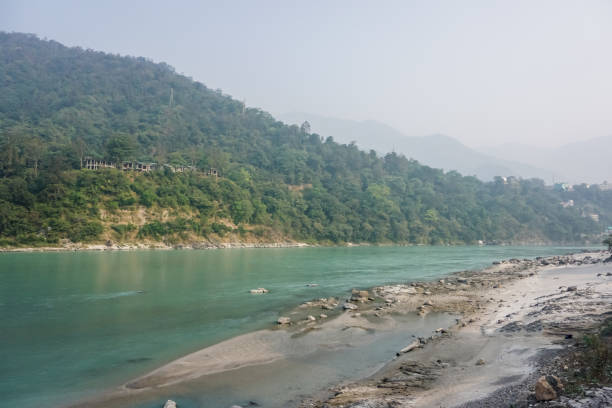 istock Beautiful turquoise Ganges River in Rishikesh, India 1187996205