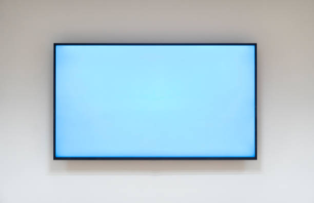 istock TV on the wall with inside and outside pathes 1187998748