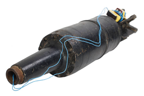 istock IED (improvised explosive device) with 125mm USSR Tank HEAT Projectile 1188000077