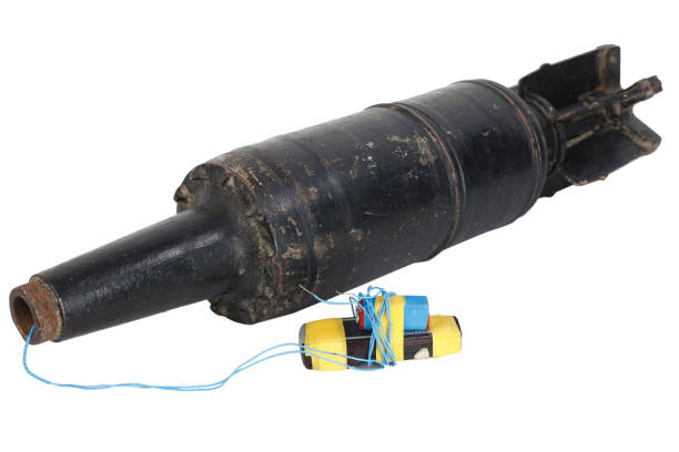 istock IED (improvised explosive device) with 125mm USSR Tank HEAT Projectile 1188000653