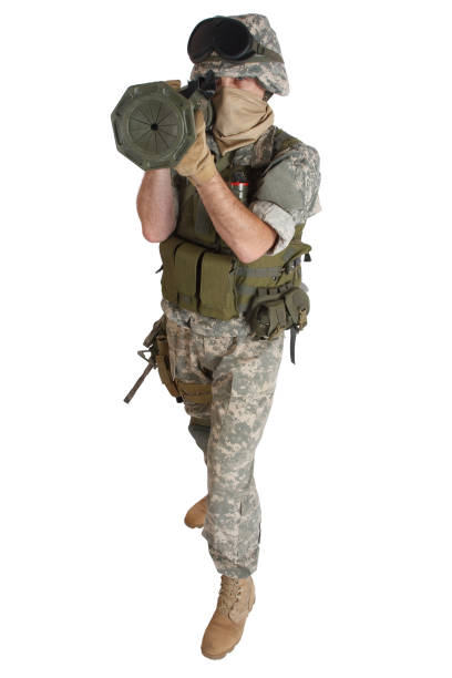 istock US ARMY soldier with AT4 rocket launcher 1188007578