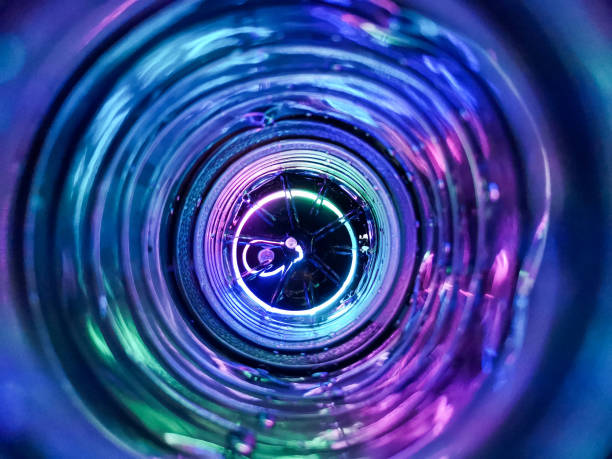 istock Colorful spiral tunnel swirl pattern 1188008656
