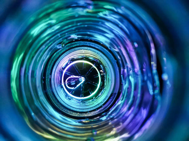 istock Colorful spiral tunnel swirl pattern 1188008689