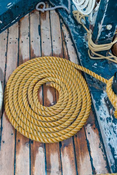 istock Carefully coiled rope in a spiral 1188013586