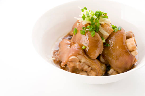 stewed pork leg with Ginger and green onion