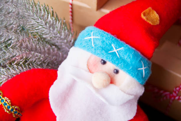 istock Miniature Christmas funny toy Santa for gift 1188016062